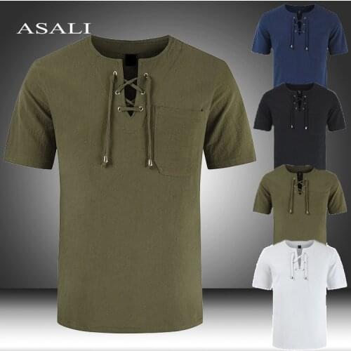 ASALI Men's Plain T-shirts