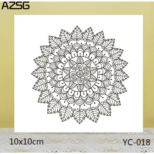 AZSG Leaf Garland Clear Stamps/Seals For DIY Scrapbooking/Card Making/Album Decorative Silicone Stamp Crafts