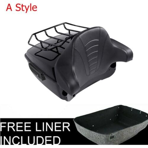 Motorcycle King Pack Trunk Rack For Harley Tour Pak Touring Road King Street Glide Road Glide 2014-2020