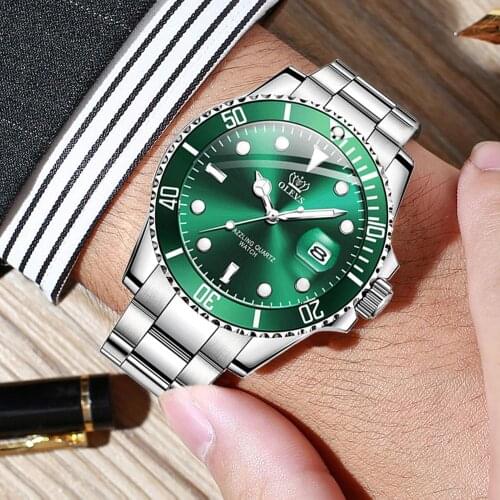 Fashion Brand Men Watch Water Ghost luxury Watches Man Business Stainless Steel Waterproof Relogio Masculino Quartz Wristwatches