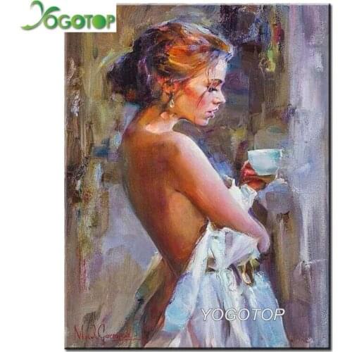 Elegant woman diamond painting 5D Square round DIY Diamond art all Decorative Diamond Embroidery mosaic Portrait 3d art YY1716