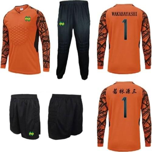 Camisetas Captain Tsubasa football soccer Jerseys,oliver atom Maillots de foot Aton Goalkeeper Wakabayashi tracksuit trousers