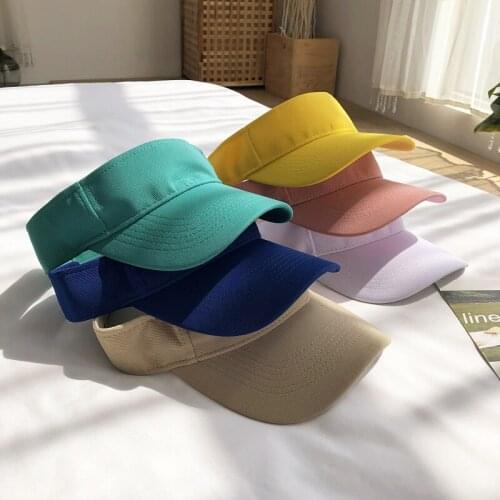 Summer visors Men Women Summer Outdoor Sport Sun baseball Cap Hat for Golf Hiking Tennis running Sunscreen cap Caps without Top
