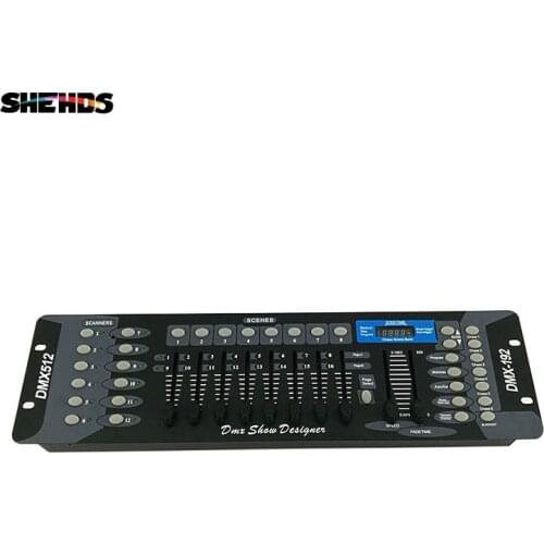 Free shipping NEW 192 DMX Controller DJ Equipment DMX 512 Console Stage Lighting For LED Par Moving Head Spotlights DJ Controlle