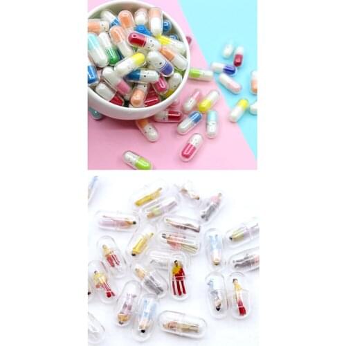 20PCS Slime Mini Capsule Toy Smiling Face Slime Filler for Kids DIY Slime Decoration