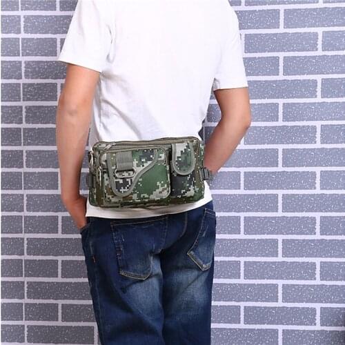 Multifunctional Outdoor Fishing Tackle Waist Bag Bolsa Outdoor Fanny Waist Pack Army Tactical Waist Bag Belt Pouch