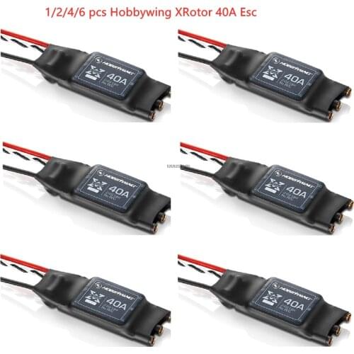 2021 NEW 1/2/4/6pcs Hobbywing XRotor 40A APAC Brushless ESC 2-6S For Believer UAV 1960mm RC mapping platform