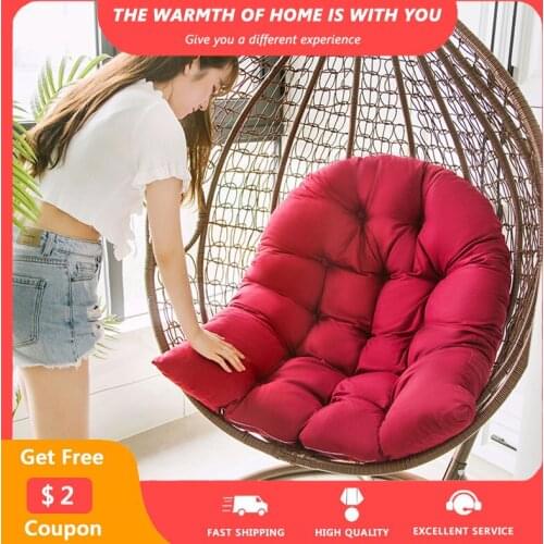 Hanging Basket Cushion Belcony Bedroom Garden Chair Backrest Cushions Swing Lifts Back Seat Pillows cojines decorativos No Chair
