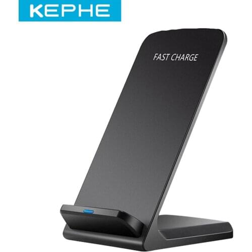 QI 20W Wireless Chargers Quick Charge 2.0 Fast Charging for iPhone 8 10 X XR Samsung S10 S7 S8 S9 2-Coils Stand 5V/2A & 9V/1.67A