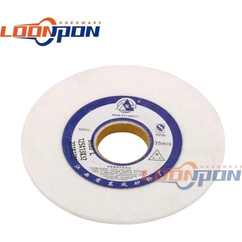 5/6" Dish-shaped Ceramic White Corundum Grinding Wheel Corundum Polishing Pad Abrasive Disc Grinder Rotary Tool 1Pc