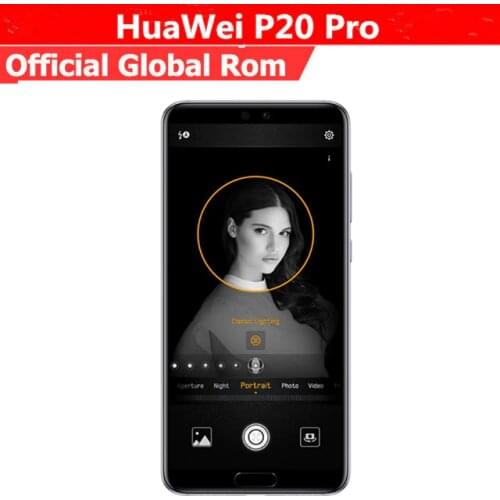 International Version HuaWei P20 Pro CLT-L29 Mobile Phone Kirin 970 Android 8.1 6.1" 2440x1080 6GB RAM 128GB ROM NFC 40.0MP IP67