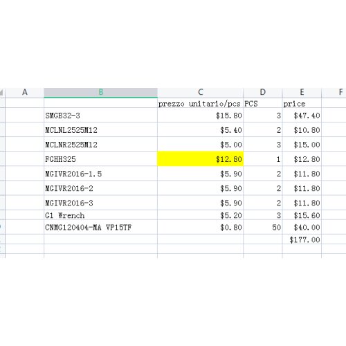 SMGB32-3 + MCLNL2525M12 + MCLNR2525M12 + FGHH325 + MGIVR2016-1.5 + MGIVR2016-2 + MGIVR2016-3 + G1 Wrench + CNMG120404-MA VP15TF