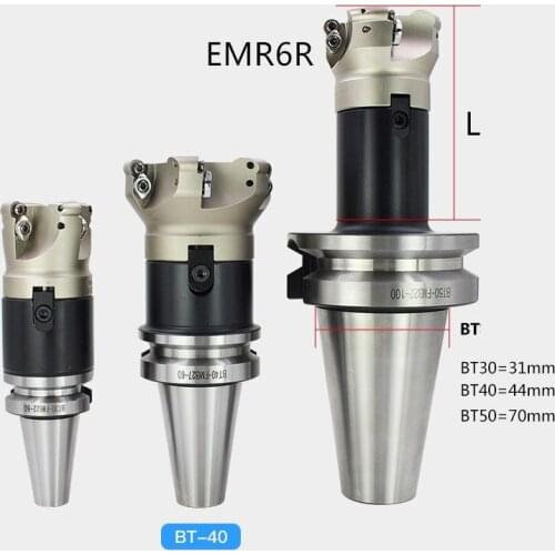 Face end mill shoulder milling cutter KEMR6 and BT40 Tool holder set CNC Milling New