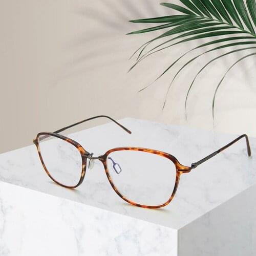 BLUEMOKY Ultralight Glasses Frames Men Trendy Oversize Full-Rim Women Transparent Prescription Eyeglasses Myopia Optical Eyewear