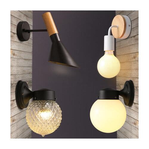 Vintage led wall light luminaire led dining room bedside cabecero de cama