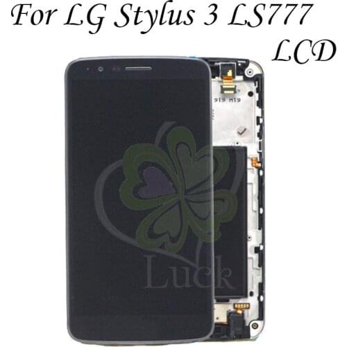 5.7" For LG stylus 3 Stylo 3 K10 Pro LS777 lcd display with touch screen digitizer assembly with frame with tools