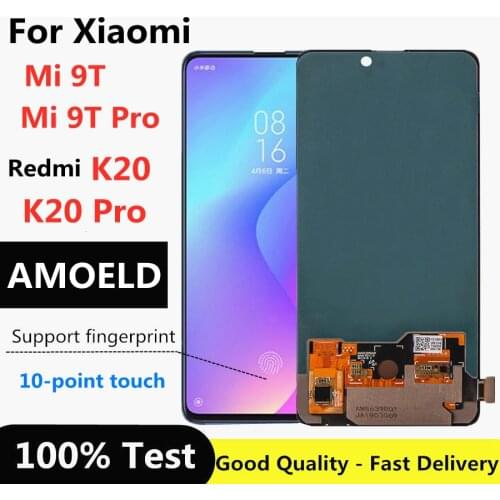 6.39" AMOLED K20 Pro LCD for Xiaomi Mi 9T Redmi K20 k 20 Pro LCD Screen Display Touch Digitizer for Mi 9T Mi 9 T Pro Lcd