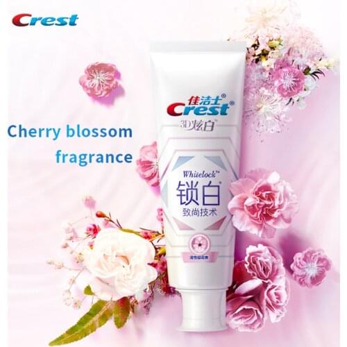 Crest Toothpaste 3d White Teeth and Lock Whitening Brilliance Teeth Whitening Advanced Stain 24g Anti-Staining Toothpaste