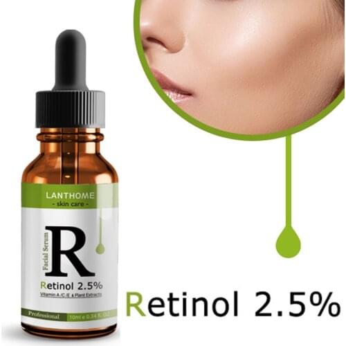 10ml Retinol 2.5% Vitamin C / A Facial Anti Wrinkle Serum Remove Dark Spots Whitening Anti Wrinkles Collagen Essence