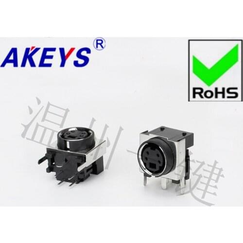 10PCS MDC-4-36 circular keyboard plug DIN socket S terminal 5 feet 4 pins 4 cores socket mother