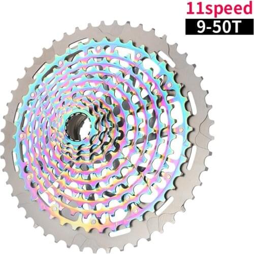 12 S 9T MTB 12 Velocidad 9-50T y 11 velocidad 9-50T XD casete de bicicleta Arco Iris acero completo bicicleta de montaña 11 S ru