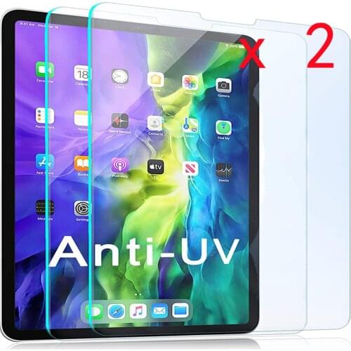 2Pcs Tempered Glass Screen Protector for Apple IPad Pro 11 inch 2021 2020 2018 9H Premium Full Coverage Tablet Protective Film