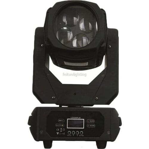 6pcs/lot 4x25w LED Moving Head Wash Beam Effect DMX Light Disco DJ Lighting Kit