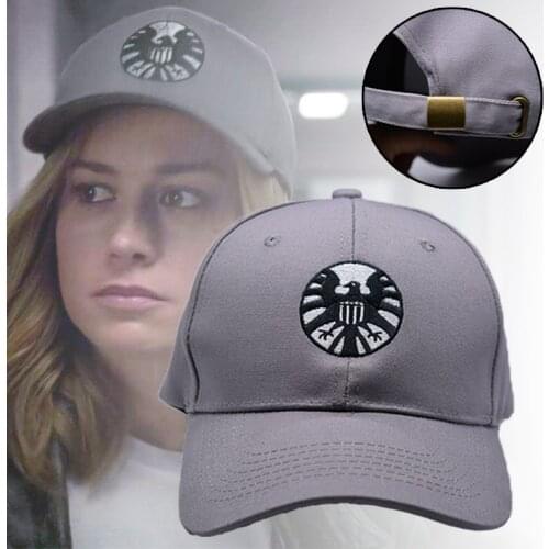 Cosplay Baseball Cap Marvel Movie Surprise Captain With The Same Baseball Cap Cotton Hat Embroidery Summer Sunscreen