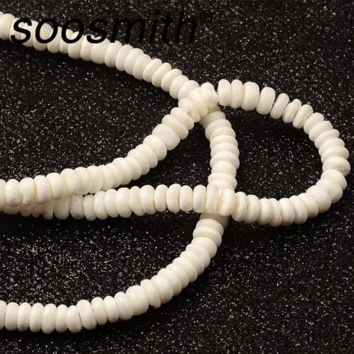 White natural shell 6.5mm beads Handmade jewelry spacer beads For Jewelry Making DIY Gift Bracelet Accessorie Wholesale