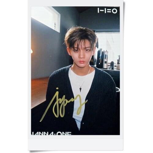 Signed WANNA ONE Bae Jin Young autographed photo 1-1=0 Nothing without you 6 inches KPOP collection 11201703