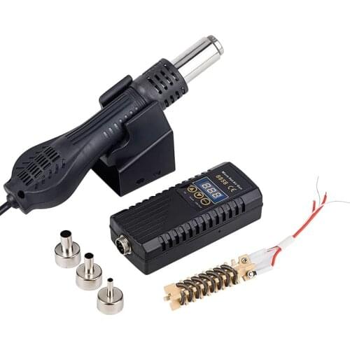 JCD 8858 Hot Air Gun BGA Micro Rework Solder Station LED Digital Hair Dryer for Soldering 700W Heat Gun Welding Machine Kits