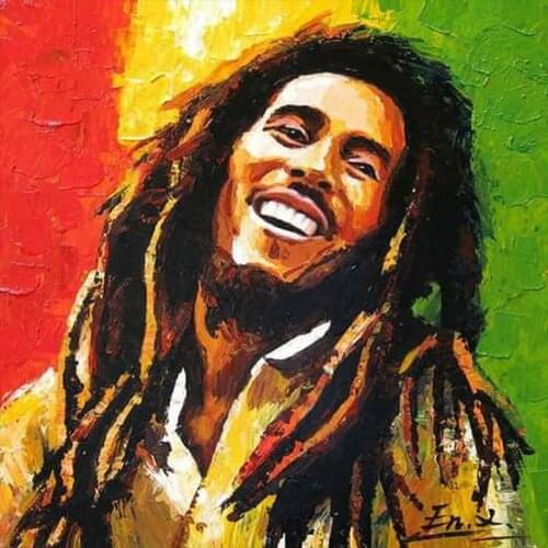 DIY diamond painting Cross stitch full Square/Round 5D diamond embroidery Bob Marley soul music Rhinestones picture mosaic FC112