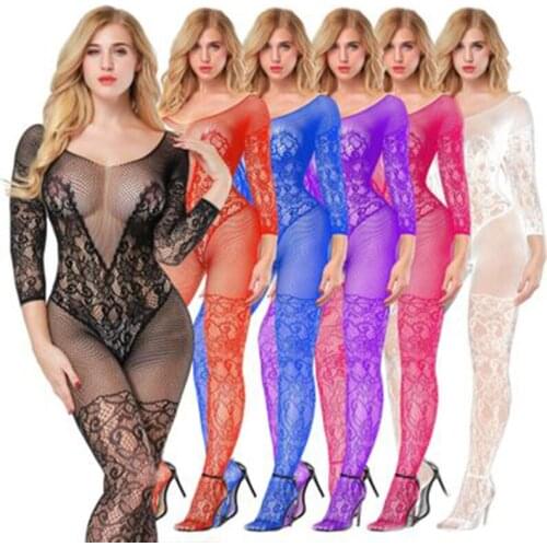 Women Sling Netting Sexy Stocking Intimates fishnet Female Stockings Set Hot Lace Top Thigh Underwear Transparent Long Pantyhose
