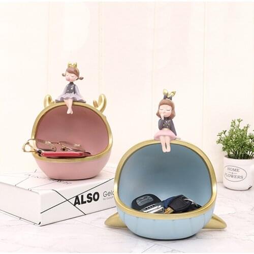 Jewelry Storage Box Grocery Storage Tray Table Decoration Birthday Gift Girls Caprice Storage Tray Whale Style
