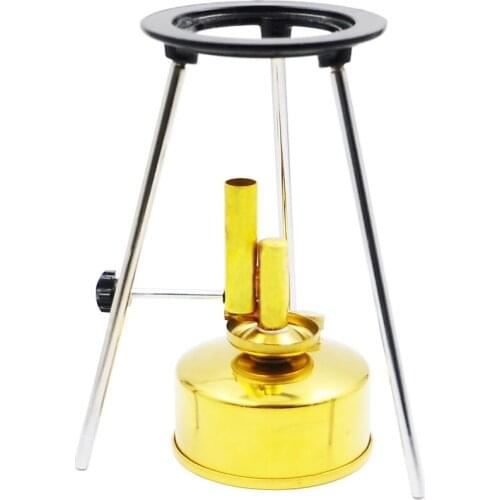 Lab Tripod Cast Iron Support Stand Alcohol Burner HEAVY DUTY, Lab Chem Flask STAND