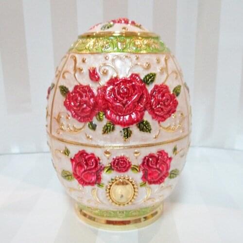 NEW vintage automatic pink rose flower toothpick holder