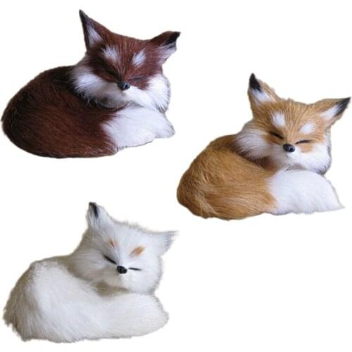 Realistic Sleeping Fox for Fun/Trick Relieve Stress Kids Birthday Gift