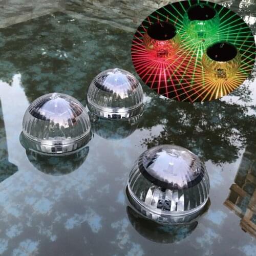 LED Pond Floating Light IP44 Outdoor Waterproof Solar Water Float Lights Magic Ball Lamp for Garden Swimming Pool Decor Lighting