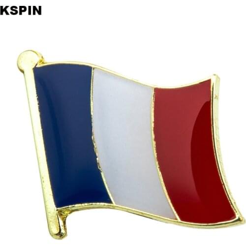 France flag badge pin Backpack Icon 1PC KS-0057