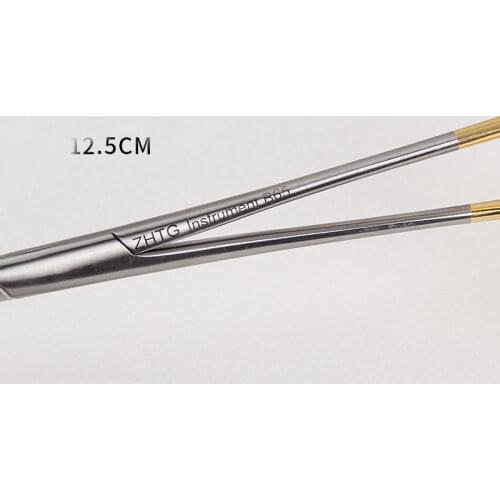 Zhonghe Tiangong gold handle nasal cavity needle holder stainless steel nose plastic surgery needle holder tool 12.5cm