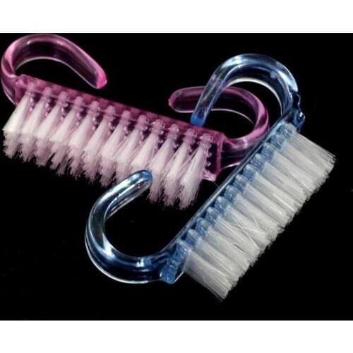 1PCS Nail Cleaning Nail Brush Tools File Nail Art Care Manicure Pedicure Soft Remove Dust Small Angle Clean Brush for nail care