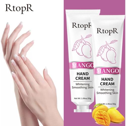 2PCS Mango Antibacterial Repair Hand Cream Deep Repair Skin Moisturizing Nourish Improves Dry Skin Care Health Anti-chapping