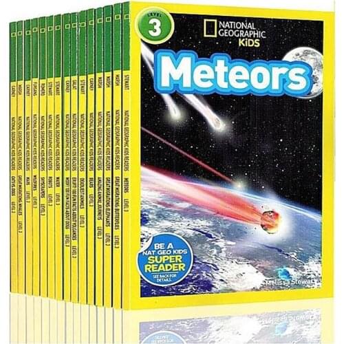 22 Books/Set English Picture Book National Geographic Kids Level 3 Be a NAT GEO Kids Super Reader Children Popular Science Books
