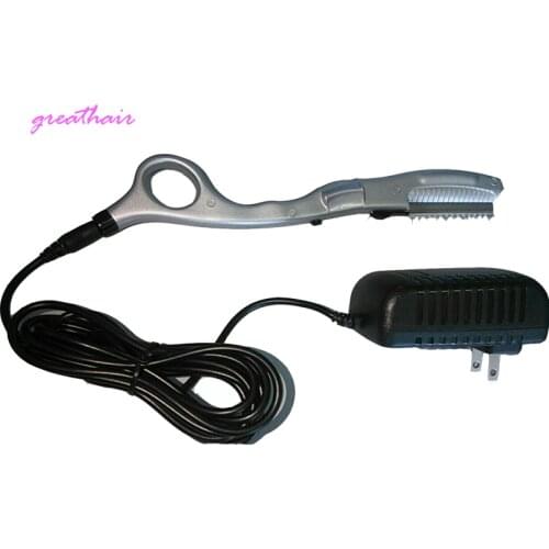 Free Shipping by HK Post Mail Ultrasonic Hot Vibrating Razor for Hair Cut/ Human Hair Extension /Remy Hair Beauty Salon