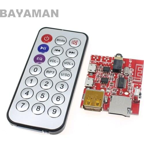 1pc Bluetooth MP3 Decoder Module Audio Receiver Board Car Speaker Amplifier Modified Bluetooth 4.1 for Multicopter Drones