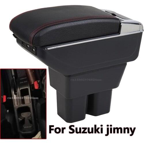 For Suzuki jimny armrest box 2019 2020 Universal Car Central Armrest Storage Box cup holder ashtray modification accessories
