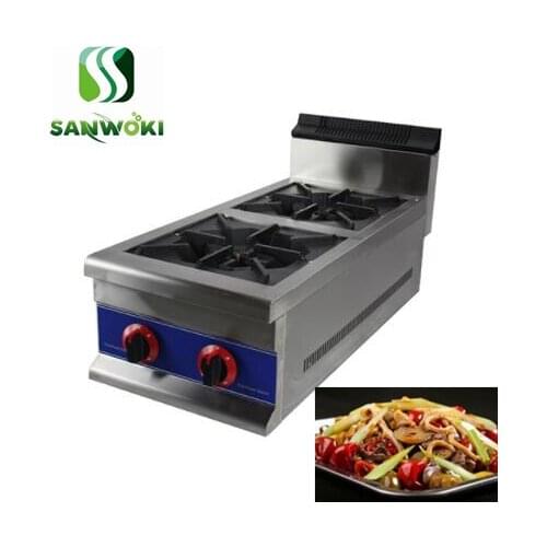Commercial double head LPG gas/Natural gas cooking stove gas type cooker gas heating machine gas burning furnace