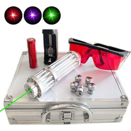 RED/Green/Blue hight Powerful Military blue laser pointer 450nm Flashlight lazer Adjust Focus Laser torch Burning Match