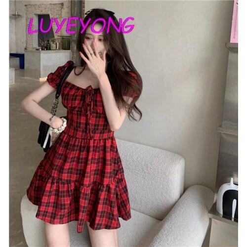 Красные летние платья LUYEYONG China At AliExpress