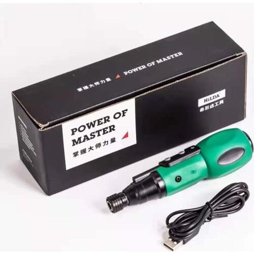 3.6V Mini Electric Screwdriver Cordless Drill USB Rechargeable Lithium Battery Super Torque Power Tools Led Light For HOME DIY